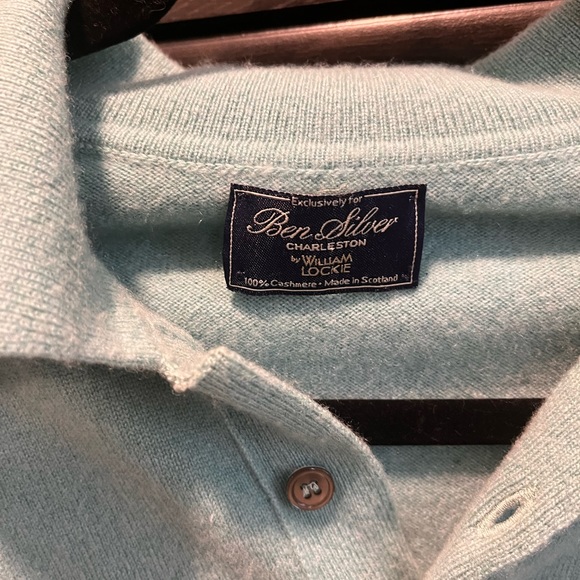 Ben Silver 100% Cashmere button up sweater - Picture 5 of 5